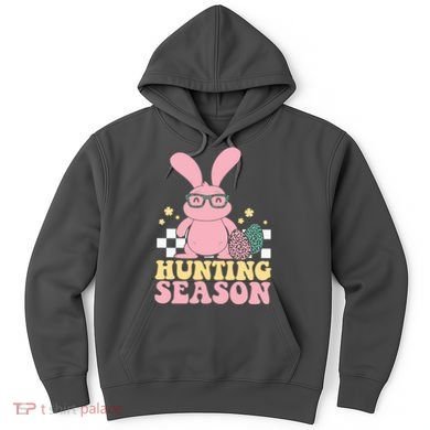 Hunting Season Easter Eggs Bunny Holiday Hoodie