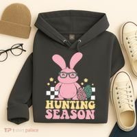 Hunting Season Easter Eggs Bunny Holiday Hoodie thumb 4