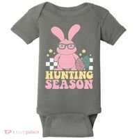 Hunting Season Easter Eggs Bunny Holiday Baby Bodysuit thumb 0
