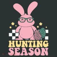 Hunting Season Easter Eggs Bunny Holiday Baby Bodysuit thumb 2