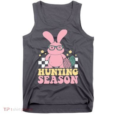Hunting Season Easter Eggs Bunny Holiday Tank Top