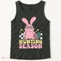 Hunting Season Easter Eggs Bunny Holiday Tank Top thumb 2