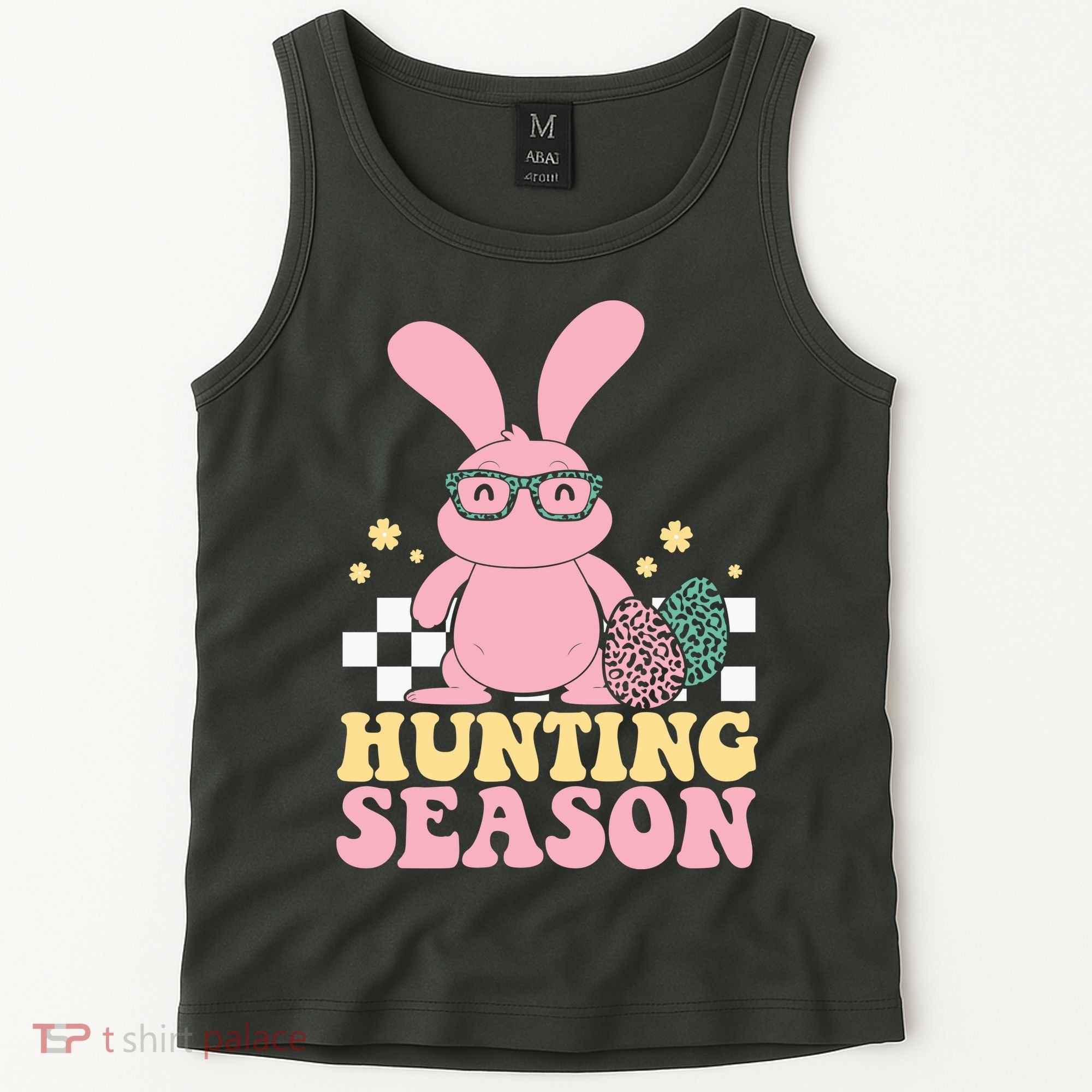Hunting Season Easter Eggs Bunny Holiday Tank Top