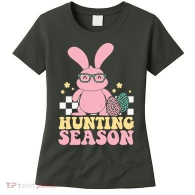 Hunting Season Easter Eggs Bunny Holiday Women's T-Shirt