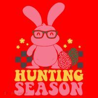 Hunting Season Easter Eggs Bunny Holiday Santa Hat thumb 1