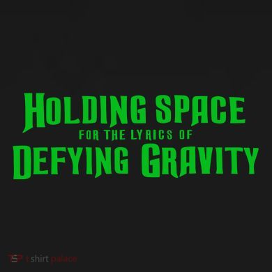 Holding Space For The Lyrics Of Defying Gravity Bucket Hat