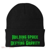 Holding Space For The Lyrics Of Defying Gravity Beanie thumb 0