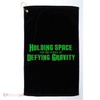 Holding Space For The Lyrics Of Defying Gravity Golf Towel thumb 0