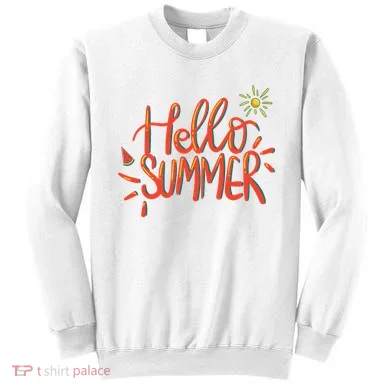 Hello Summer Fun Cute Sweatshirt