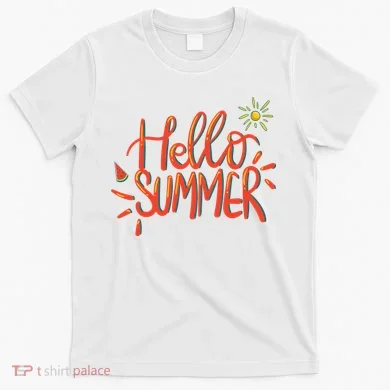 Hello Summer Fun Cute T-Shirt