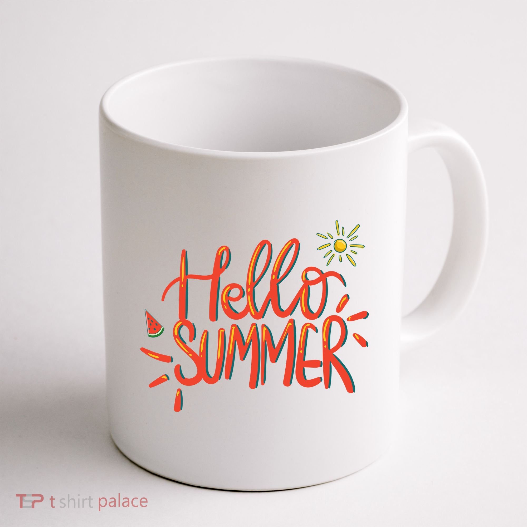 Hello Summer Fun Cute Coffee Mug