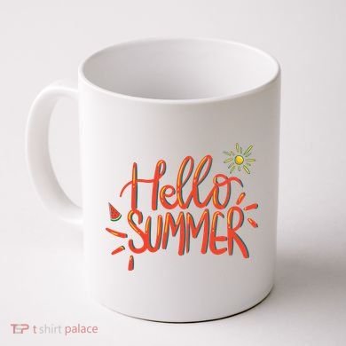 Hello Summer Fun Cute Coffee Mug