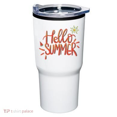 Hello Summer Fun Cute Tumbler