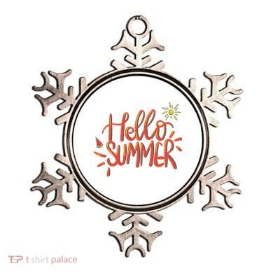 Hello Summer Fun Cute Ornament