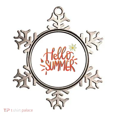Hello Summer Fun Cute Ornament