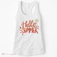 Hello Summer Fun Cute Women's Tank Top thumb 0