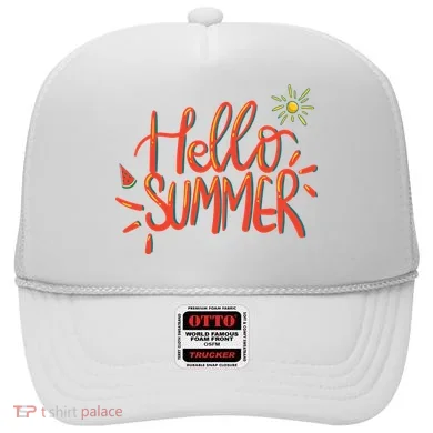 Hello Summer Fun Cute Hat