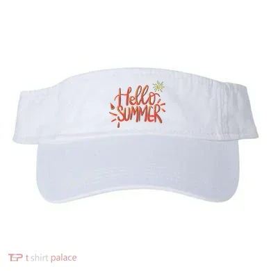 Hello Summer Fun Cute Visor
