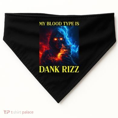 Hard Skeleton Funny Oddly Specific Dank Rizz Meme USA-Made Doggie Bandana