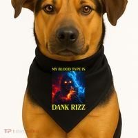 Hard Skeleton Funny Oddly Specific Dank Rizz Meme USA-Made Doggie Bandana thumb 1
