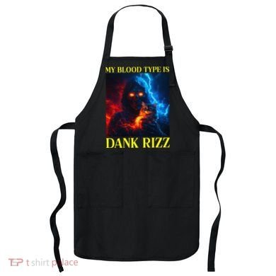Hard Skeleton Funny Oddly Specific Dank Rizz Meme Apron