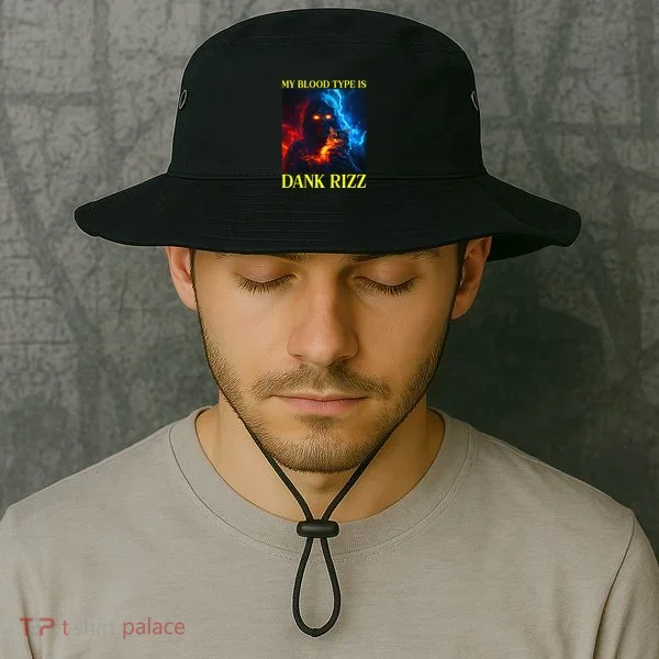 Hard Skeleton Funny Oddly Specific Dank Rizz Meme Bucket Hat