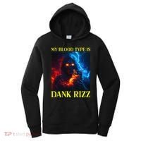 Hard Skeleton Funny Oddly Specific Dank Rizz Meme Women's Hoodie thumb 0