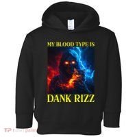 Hard Skeleton Funny Oddly Specific Dank Rizz Meme Toddler Hoodie thumb 0