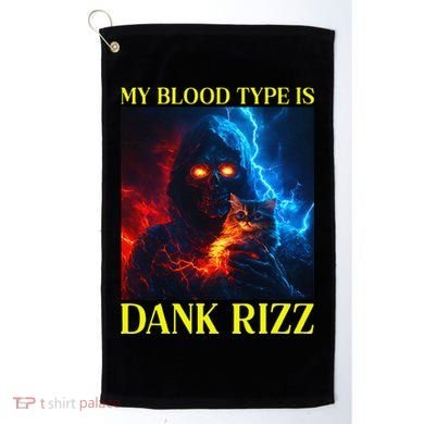 Hard Skeleton Funny Oddly Specific Dank Rizz Meme Golf Towel
