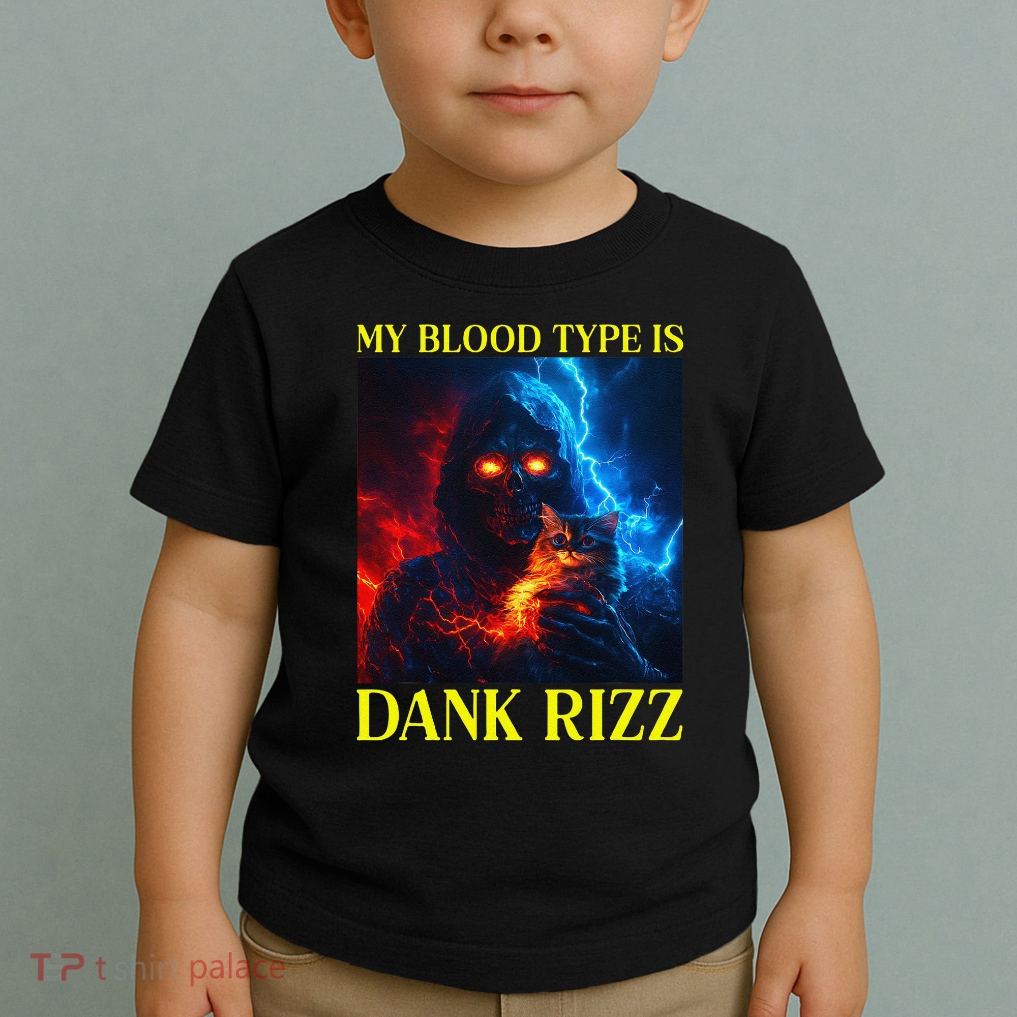 Hard Skeleton Funny Oddly Specific Dank Rizz Meme Toddler T-Shirt
