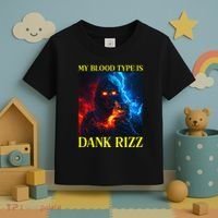 Hard Skeleton Funny Oddly Specific Dank Rizz Meme Toddler T-Shirt thumb 3