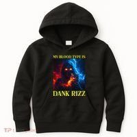 Hard Skeleton Funny Oddly Specific Dank Rizz Meme Kids Hoodie thumb 0