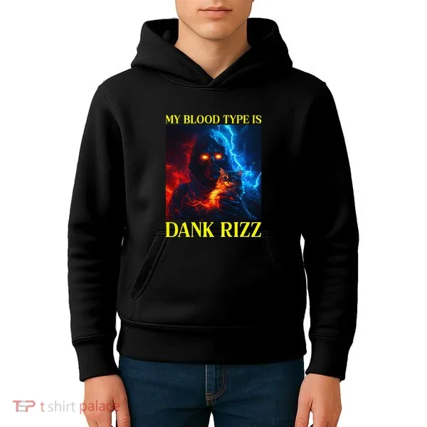 Hard Skeleton Funny Oddly Specific Dank Rizz Meme Kids Hoodie