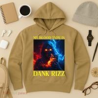 Hard Skeleton Funny Oddly Specific Dank Rizz Meme Hoodie thumb 3
