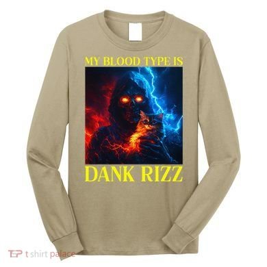 Hard Skeleton Funny Oddly Specific Dank Rizz Meme Long Sleeve Shirt
