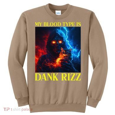 Hard Skeleton Funny Oddly Specific Dank Rizz Meme Sweatshirt