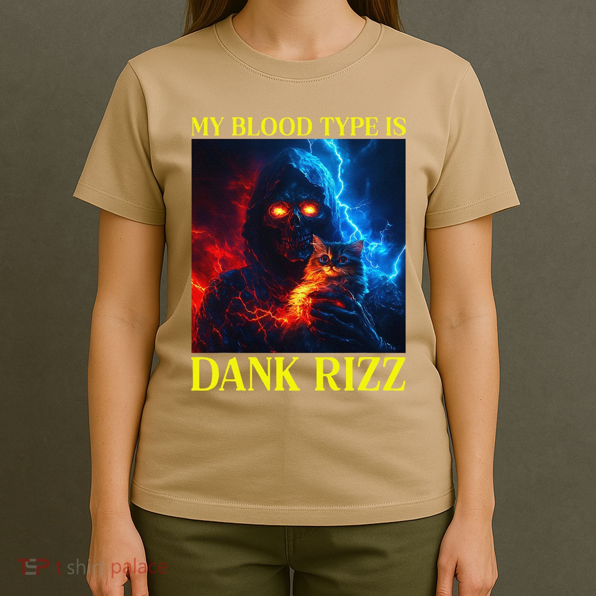 Hard Skeleton Funny Oddly Specific Dank Rizz Meme T-Shirt