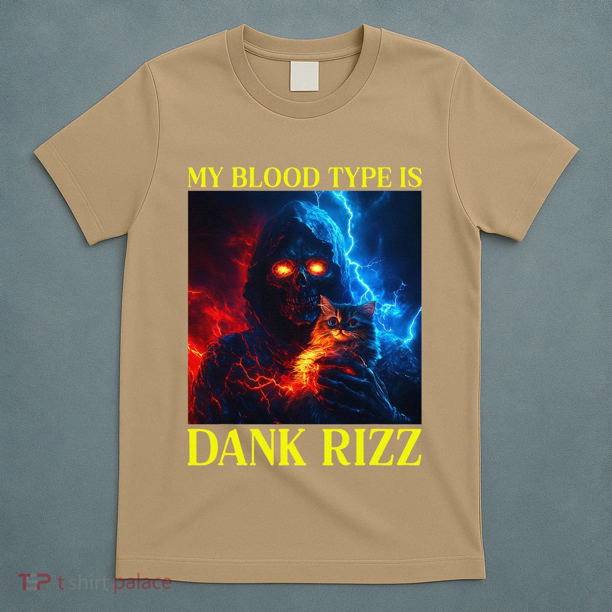 Hard Skeleton Funny Oddly Specific Dank Rizz Meme T-Shirt