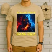 Hard Skeleton Funny Oddly Specific Dank Rizz Meme T-Shirt thumb 6