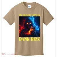 Hard Skeleton Funny Oddly Specific Dank Rizz Meme Kids T-Shirt thumb 0