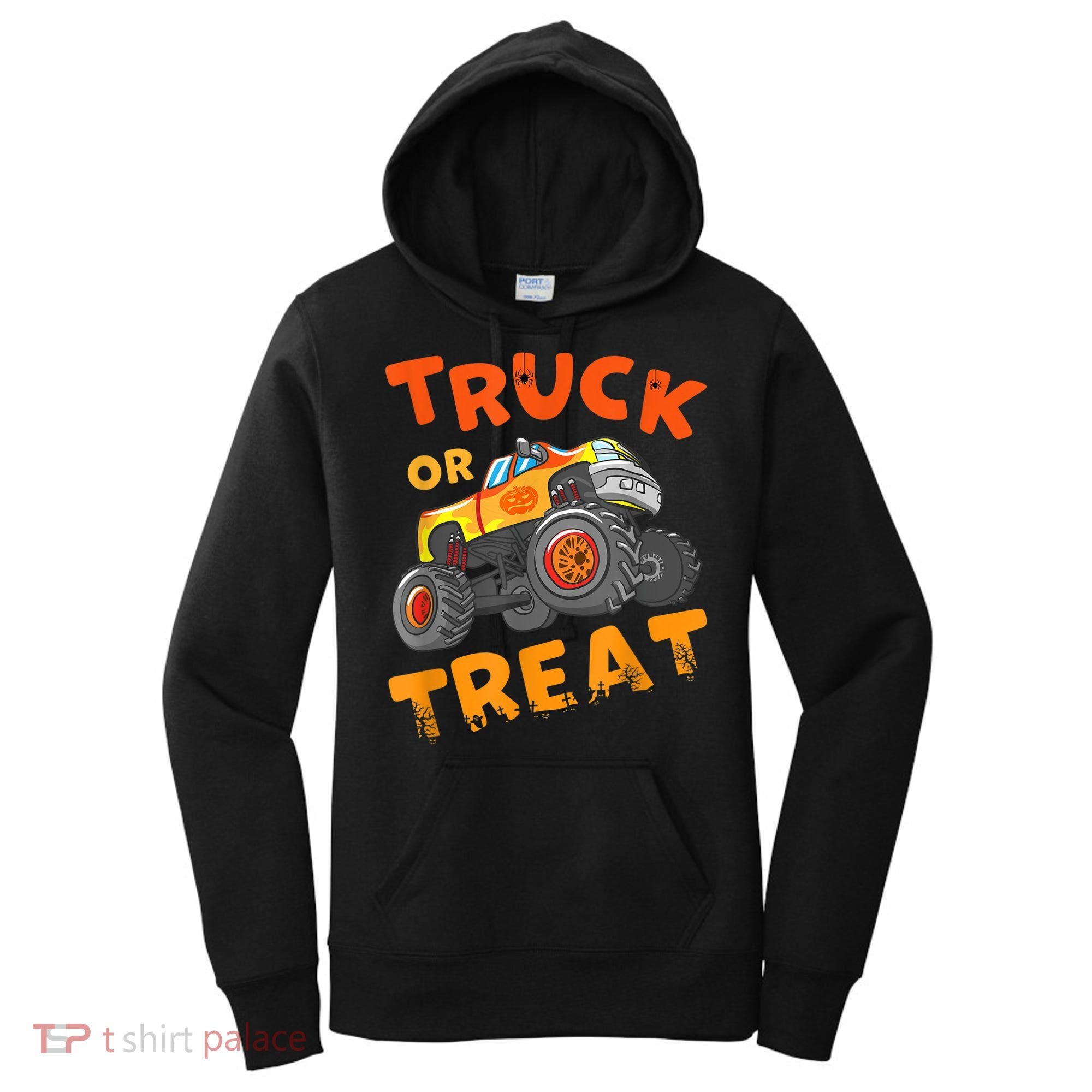 Halloween Shirt For Monster Truck Outfit For Boys Women's Hoodie