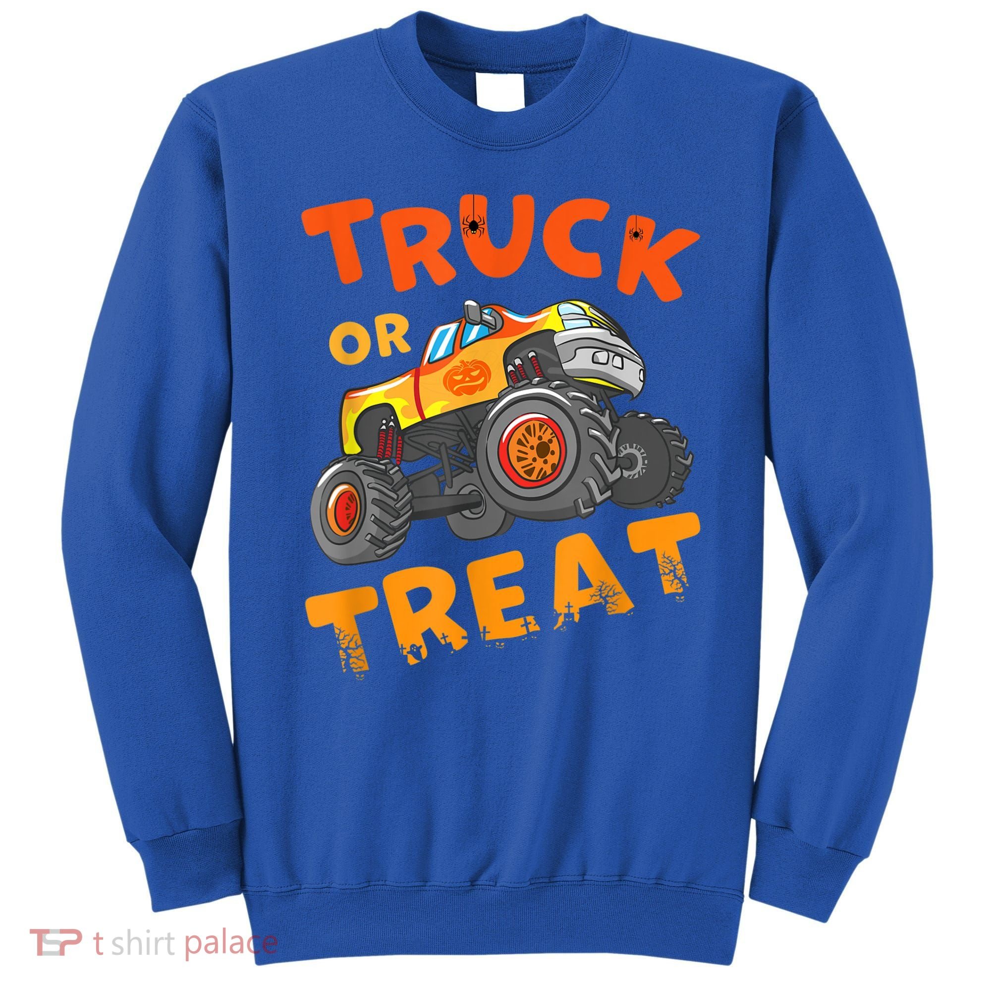 Halloween Shirt For Monster Truck Outfit For Boys Sweatshirt