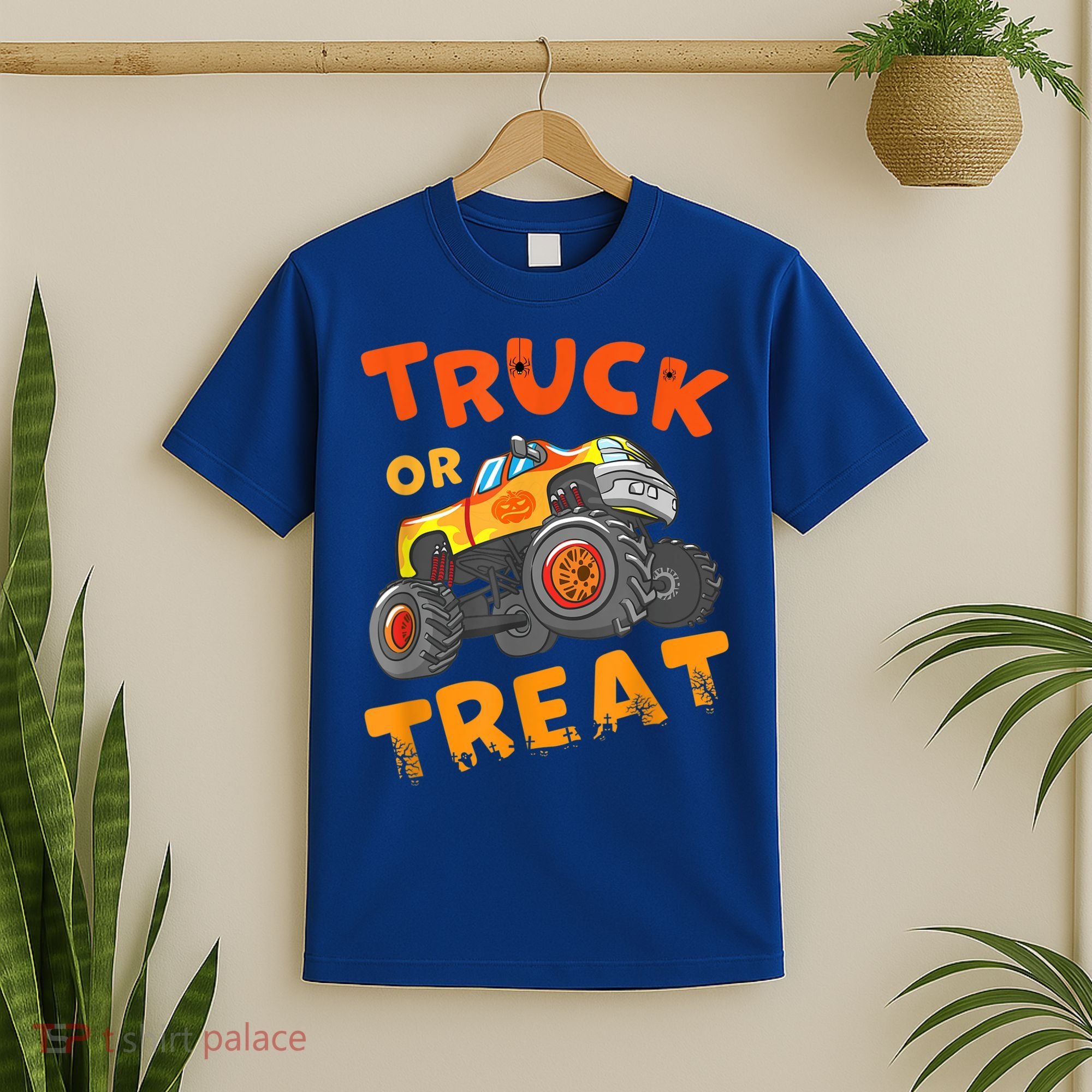 Halloween Shirt For Monster Truck Outfit For Boys T-Shirt