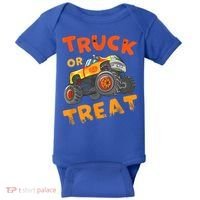 Halloween Shirt For Monster Truck Outfit For Boys Baby Bodysuit thumb 0