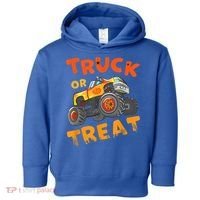 Halloween Shirt For Monster Truck Outfit For Boys Toddler Hoodie thumb 0