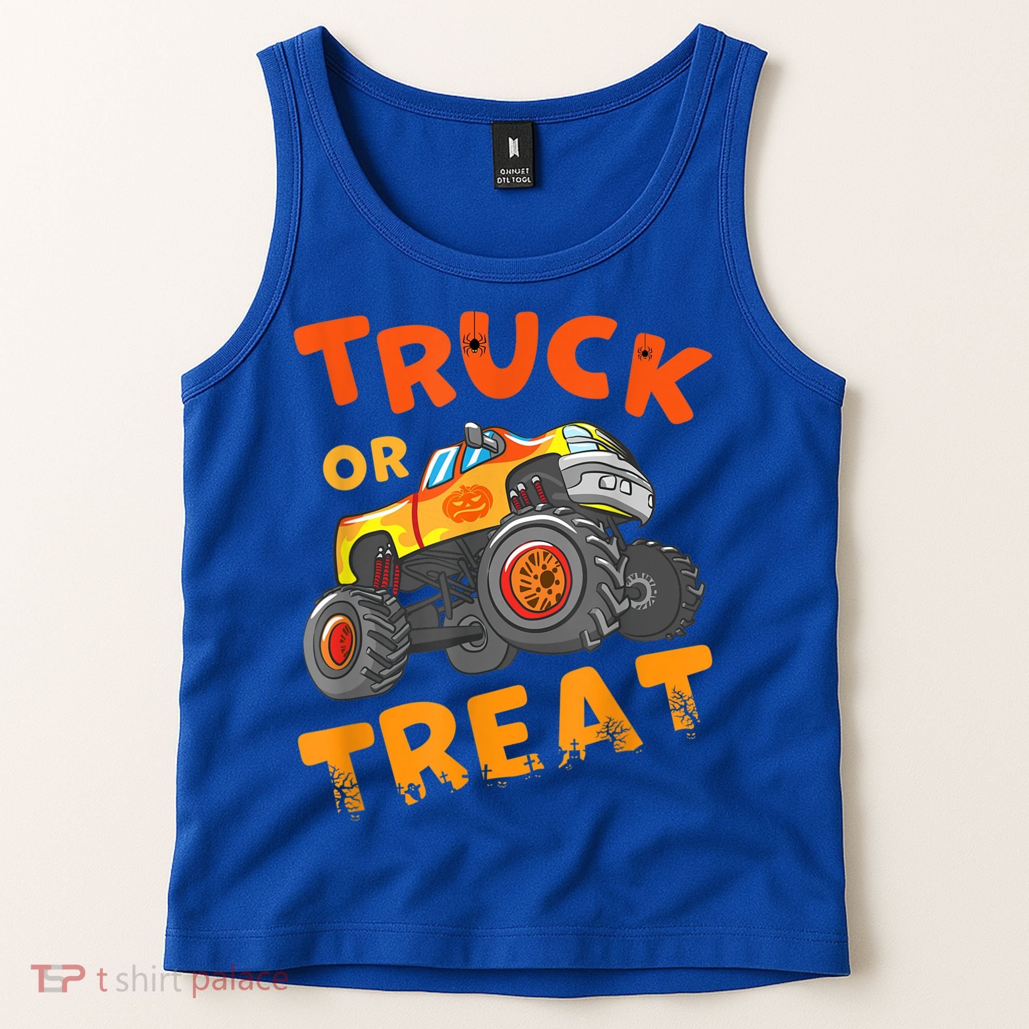 Halloween Shirt For Monster Truck Outfit For Boys Tank Top