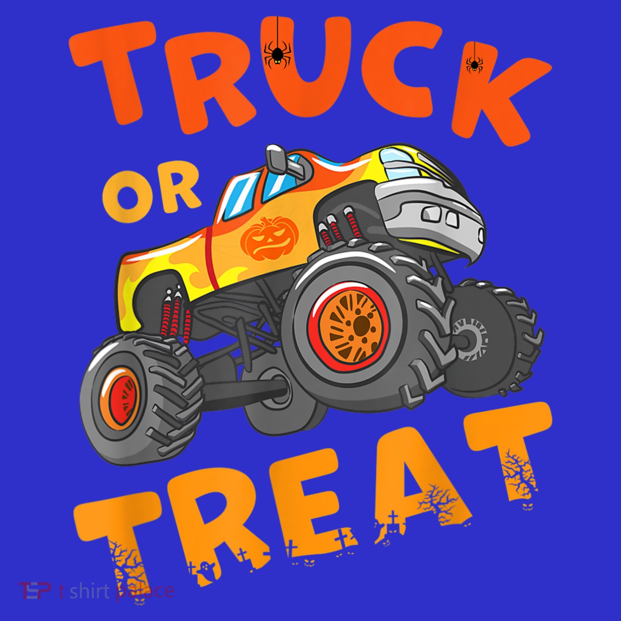 Halloween Shirt For Monster Truck Outfit For Boys Kids Long Sleeve Shirt