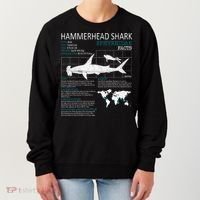 Hammerhead Shark Facts Shark Funny Lover Gift Women's Sweatshirt thumb 0