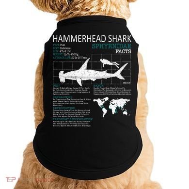 Hammerhead Shark Facts Shark Funny Lover Gift Doggie Tank