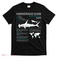 Hammerhead Shark Facts Shark Funny Lover Gift T-Shirt thumb 0